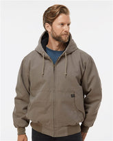 Men's Cheyenne Boulder Cloth™ Hooded Jacket with Tricot Quilt Lining - 5020