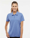 Women's Heathered Polo - A583
