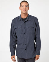 Men's Solid Flannel Shirt - 8200