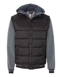 Nylon Vest with Fleece Sleeves - B8701