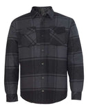 Quilted Flannel Shirt Jacket - B8610