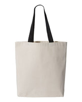 11L Canvas Tote with Contrast-Color Handles - Q4400