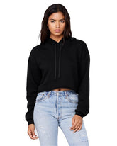 Women's Crop Fleece Hoodie Sweatshirt - 7502
