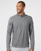 Men's Textured Quarter-Zip Pullover - A295