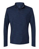 Men's Lightweight Mélange Quarter-Zip Pullover - A475