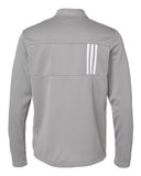 Men's 3-Stripes Double-Knit Quarter-Zip Pullover - A482