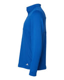 Men's 3-Stripes Double-Knit Quarter-Zip Pullover - A482