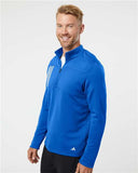 Men's 3-Stripes Double-Knit Quarter-Zip Pullover - A482