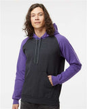 Fleece Raglan Hooded Sweatshirt - KF4042
