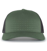 Perforated 5-Panel Trucker Snapback Cap - 105P