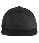 Heather 6-Panel Arch Trucker Snapback Cap - P710