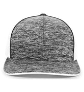 Aggressive Heather Trucker Snapback Cap - 106C