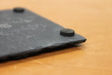 Engraved Slate Coasters (Set of 4) - Leatherwood Trading Post