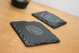 Engraved Slate Coasters (Set of 4) - Leatherwood Trading Post