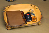 Deluxe Valet Tray | Leather Catch All Tray