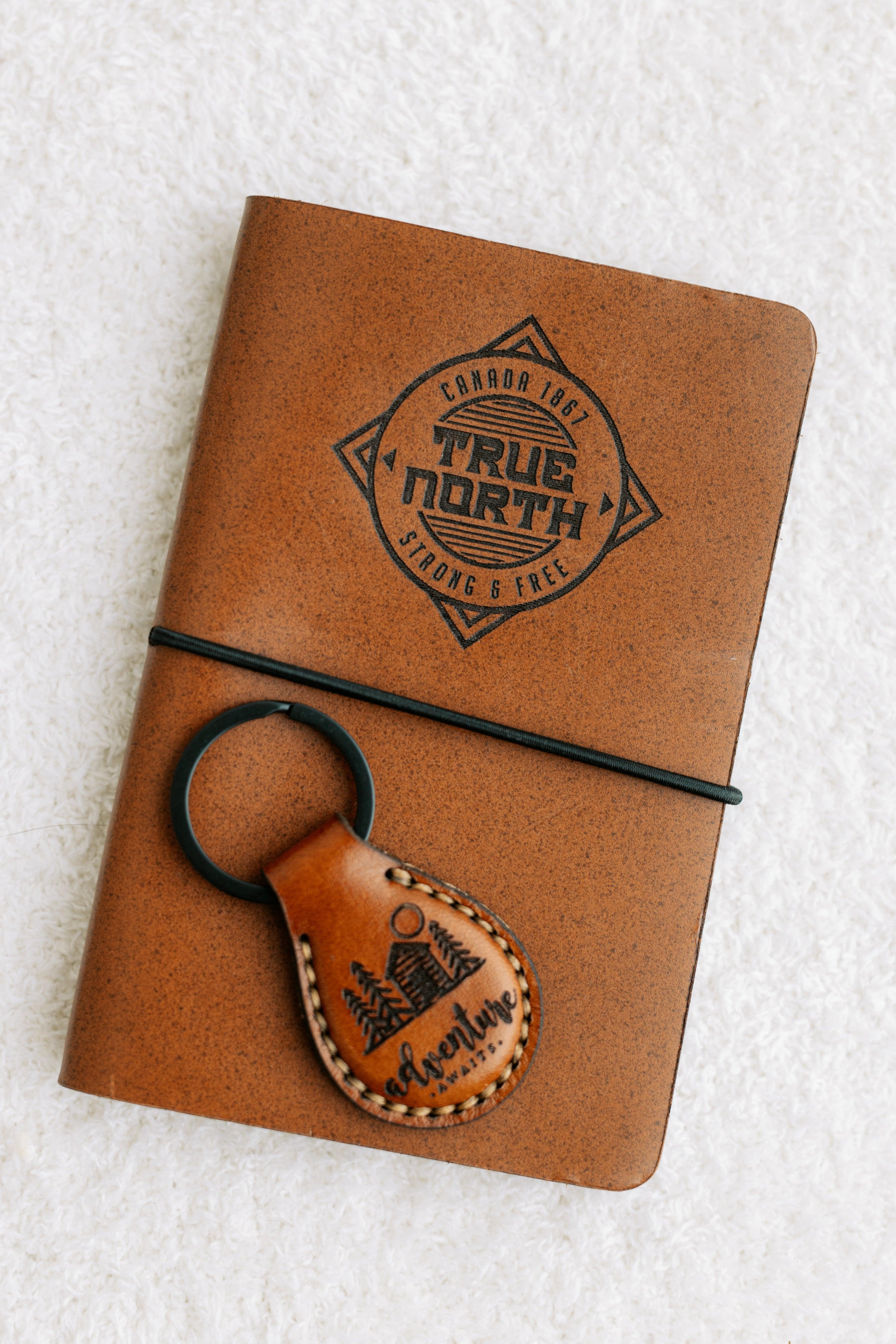 Custom Leather Notebook Cover - Leatherwood Trading Post