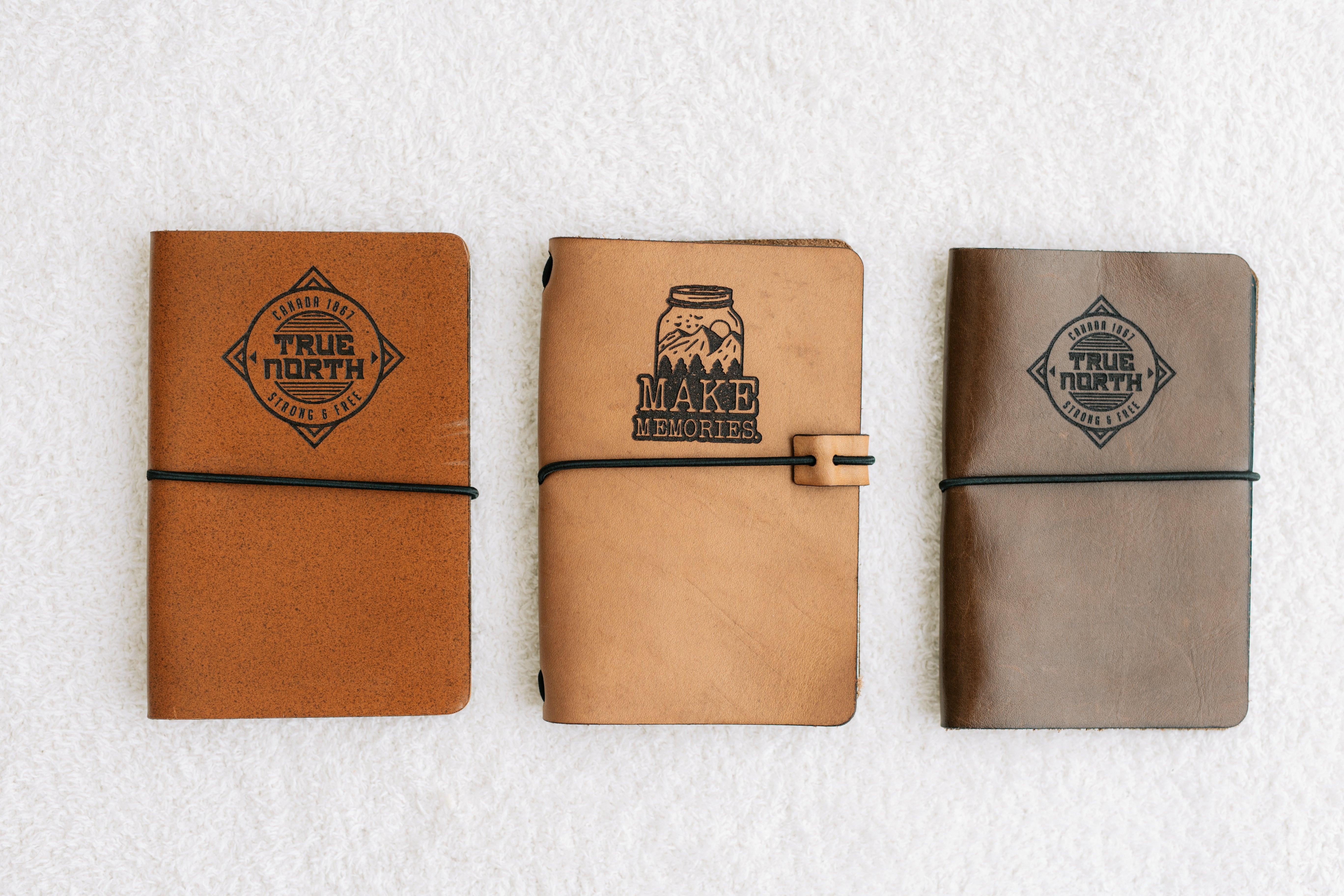 Custom Leather Notebook Cover - Leatherwood Trading Post