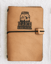 Custom Leather Notebook Cover - Leatherwood Trading Post
