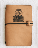 Custom Leather Notebook Cover - Leatherwood Trading Post