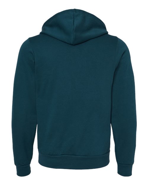 Unisex Sponge Fleece Full-Zip Hoodie Sweatshirt