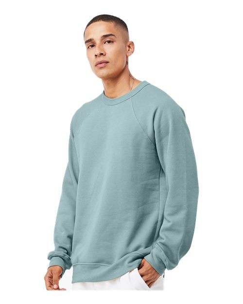 Unisex Sponge Fleece Raglan Crewneck Sweatshirt