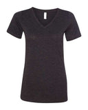 Women's Relaxed Triblend Short Sleeve V-Neck Tee - 6415