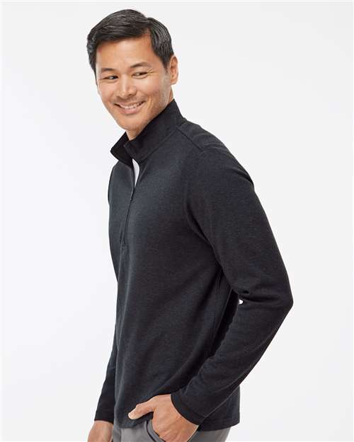 Men's 3-Stripes Quarter-Zip Sweater Pullover - A554