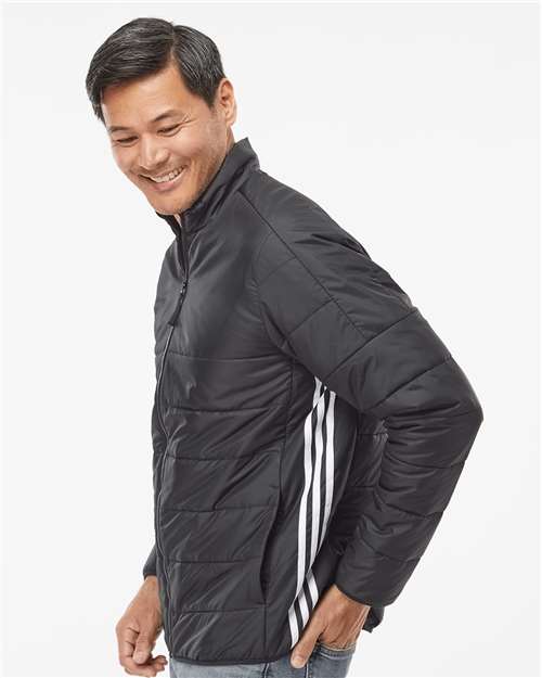 Men's 3-Stripes Puffer Full-Zip Jacket - A570