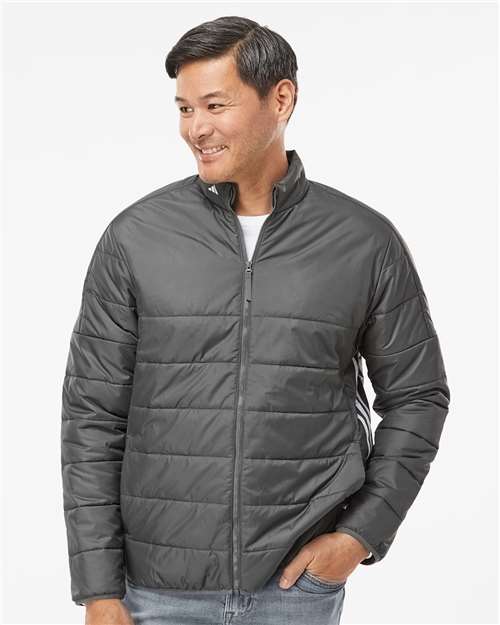 Men's 3-Stripes Puffer Full-Zip Jacket - A570