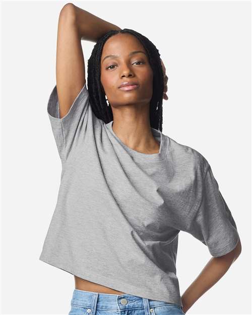 Women's Fine Jersey Mid-Length Boxy Tee - 102