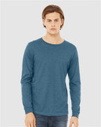 Heather CVC Long Sleeve Tee - 3501CVC