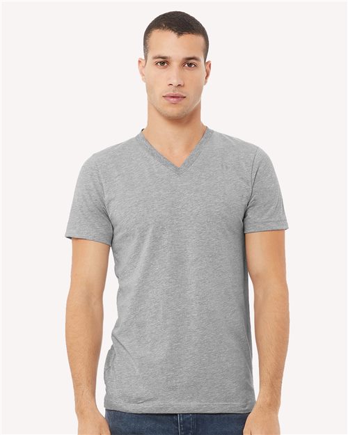Unisex Heather CVC V-Neck Tee - 3005CVC