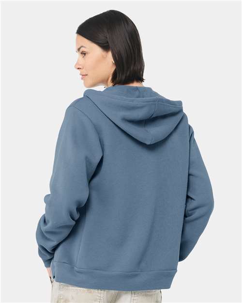 Unisex Sponge Fleece Full-Zip Hoodie Sweatshirt