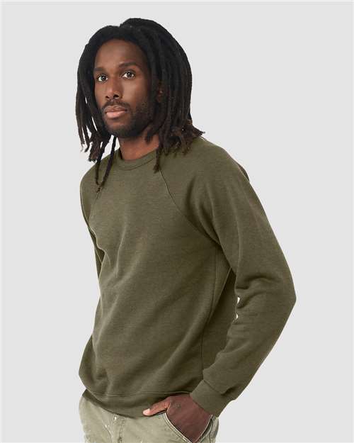 Unisex Sponge Fleece Raglan Crewneck Sweatshirt