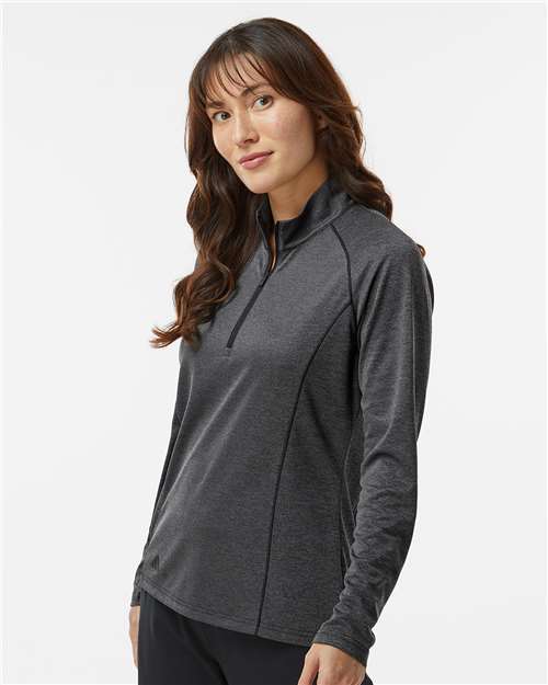 Women's Space Dyed Quarter-Zip Pullover - A594