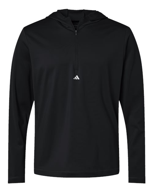 Men's Lightweight Quarter-Zip Hooded Pullover - A596