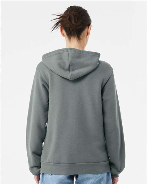Unisex Sponge Fleece Full-Zip Hoodie Sweatshirt