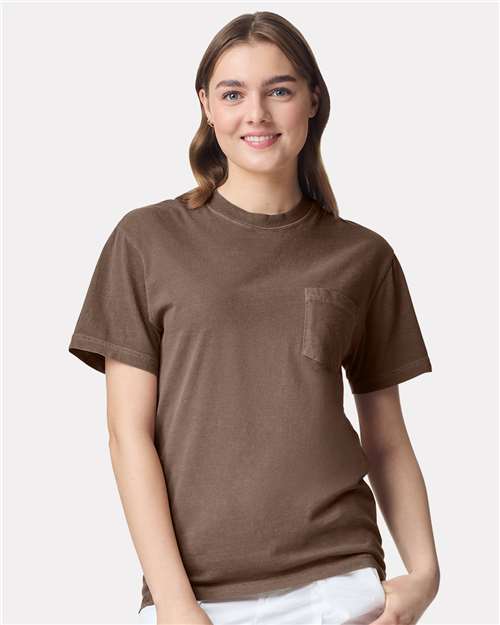 Unisex Garment-Dyed Heavyweight Pocket T-Shirt