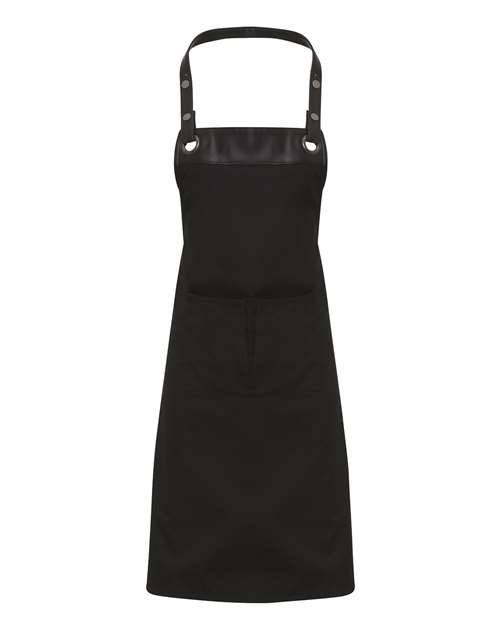 Espresso Bib Apron with Pockets