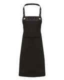 Espresso Bib Apron with Pockets