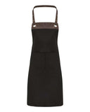 Espresso Bib Apron with Pockets