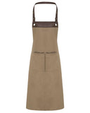 Espresso Bib Apron with Pockets