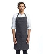 Four-Pocket Jeans Stitch Denim Bib Apron