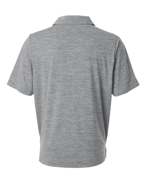 Men's Relay Heathered Stripe Polo