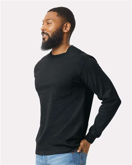 Unisex Ultra Cotton® Long Sleeve Pocket T-Shirt - 2410