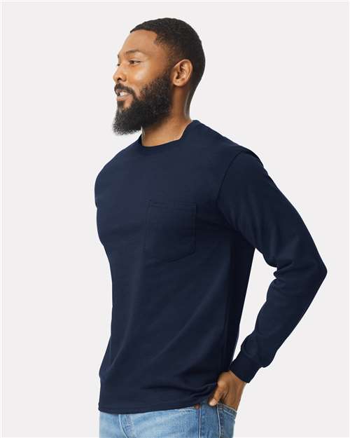 Unisex Ultra Cotton® Long Sleeve Pocket T-Shirt - 2410