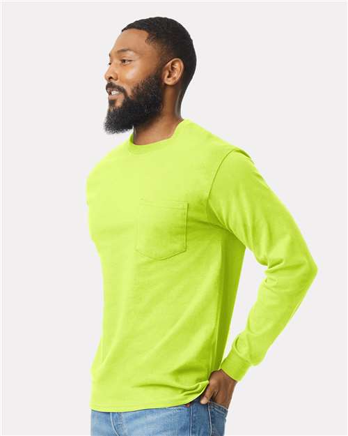 Unisex Ultra Cotton® Long Sleeve Pocket T-Shirt