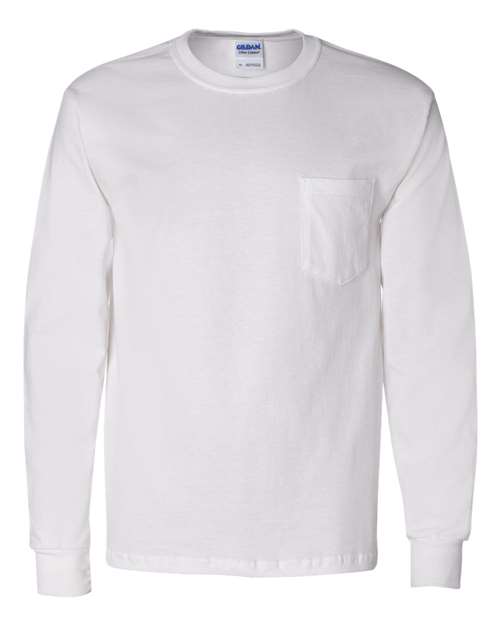 Unisex Ultra Cotton® Long Sleeve Pocket T-Shirt - 2410
