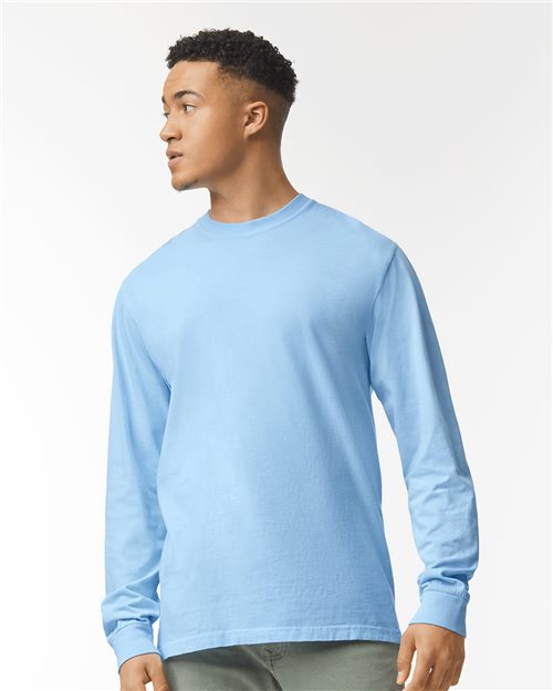 Unisex Garment-Dyed Heavyweight Long Sleeve T-Shirt - 6014