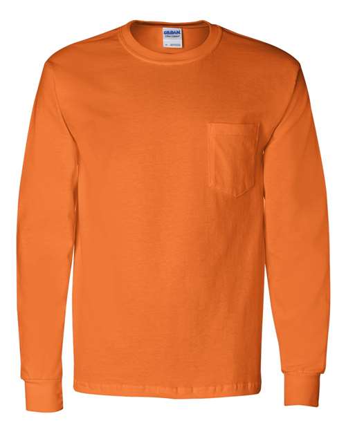 Unisex Ultra Cotton® Long Sleeve Pocket T-Shirt - 2410